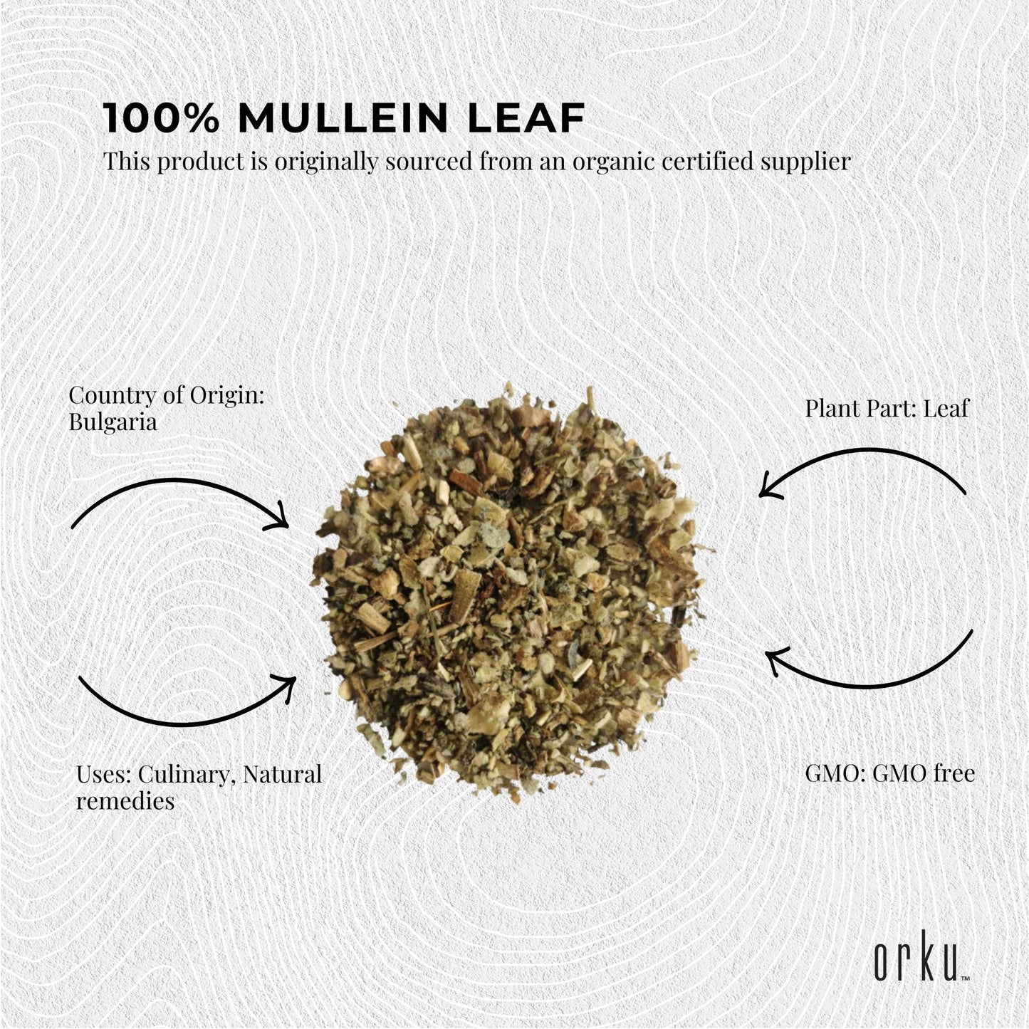 25g Organic Mullein Leaf - Dried Herbal Verbascum Thapsis-4